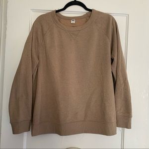 Tan Old Navy Sweatshirt - Large